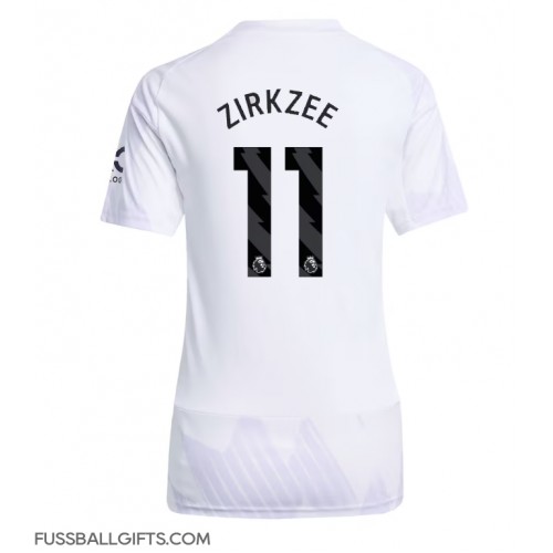 Manchester United Joshua Zirkzee #11 Fußballbekleidung Auswärtstrikot Damen 2025-26 Kurzarm